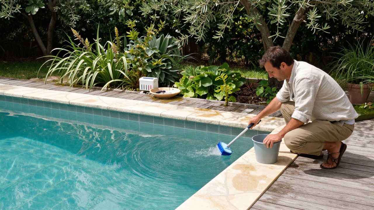 Traitement anti calcaire pour piscine naturelle contre dépôt minéral