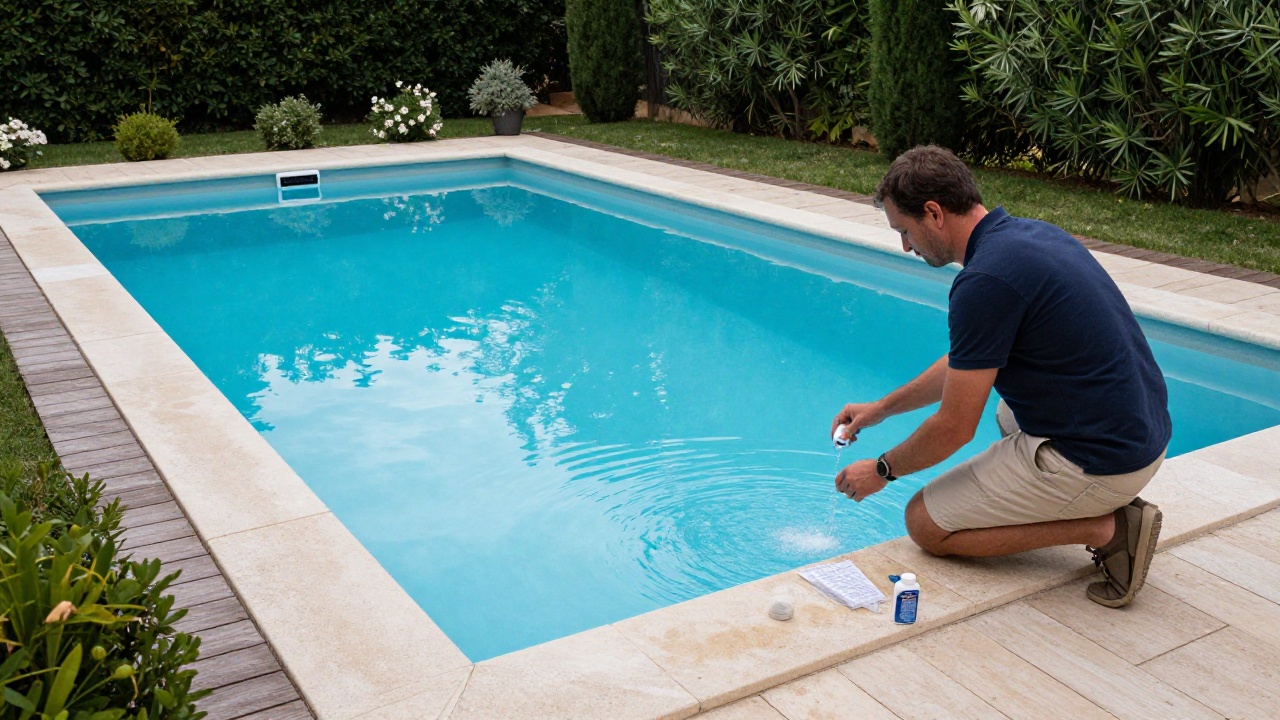 Calcul du dosage de chlore choc pour piscine avec traitement rapide