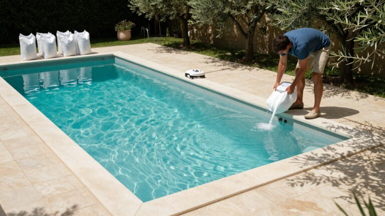 Combien de sacs de sel nécessaires pour une piscine de 40m3 volume