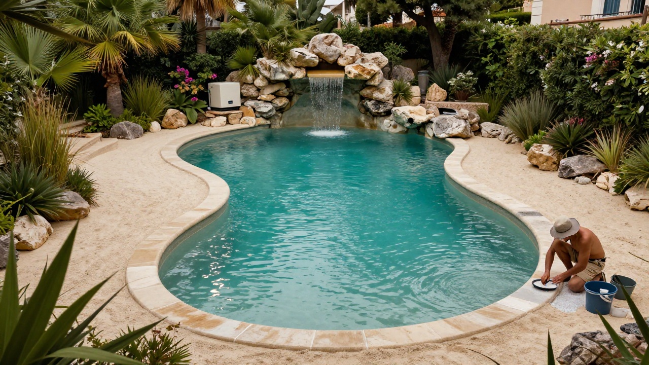 Guide pour construire une piscine lagon, une piscine à thème naturel