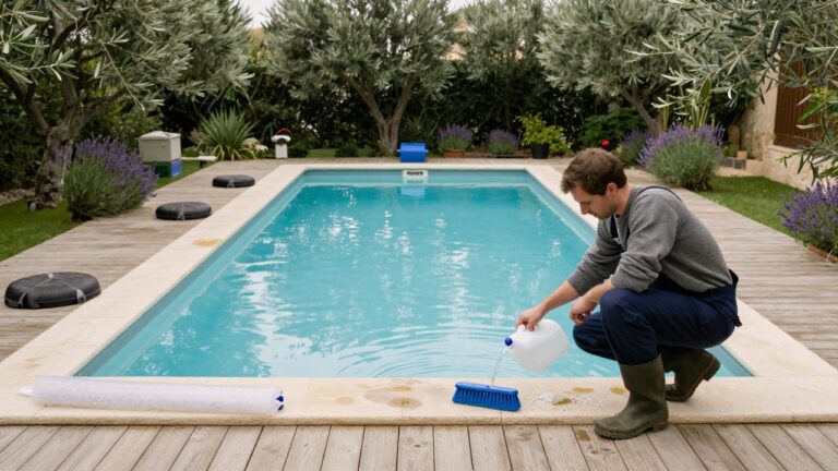 Processus d'hivernage actif pour piscine au sel avec protection optimale