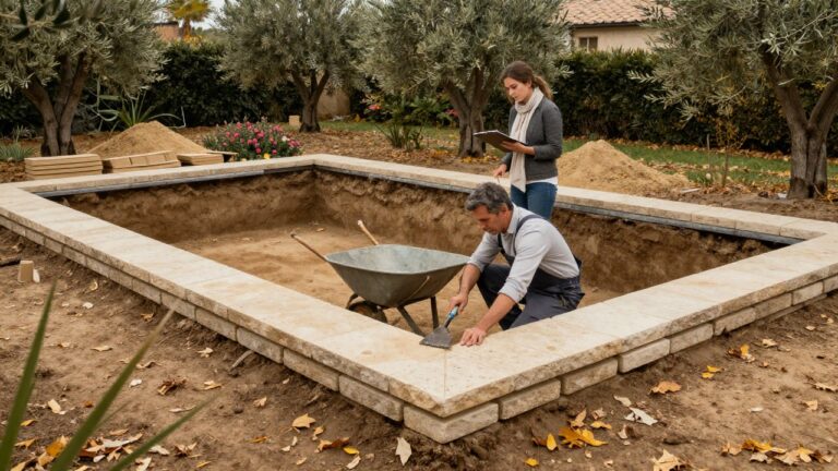 Meilleure période pour construire une piscine avec saison idéale pour installation