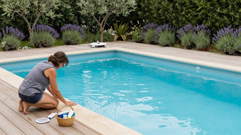 Explication sur pourquoi le pH de ma piscine diminue avec analyse chimique